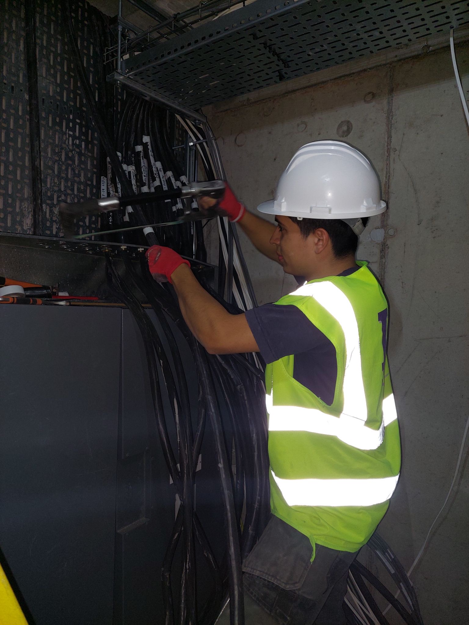Cruz Electrical — commercial cable management installation