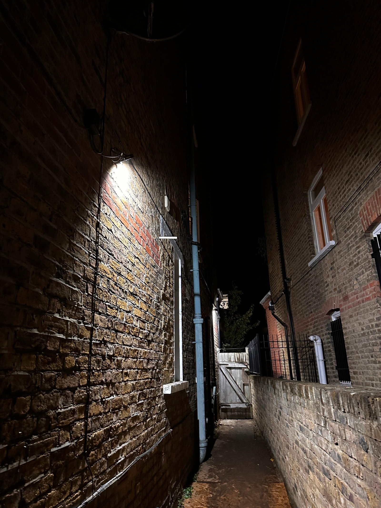 Outdoor wall light installation by Cruz Electrical, North London